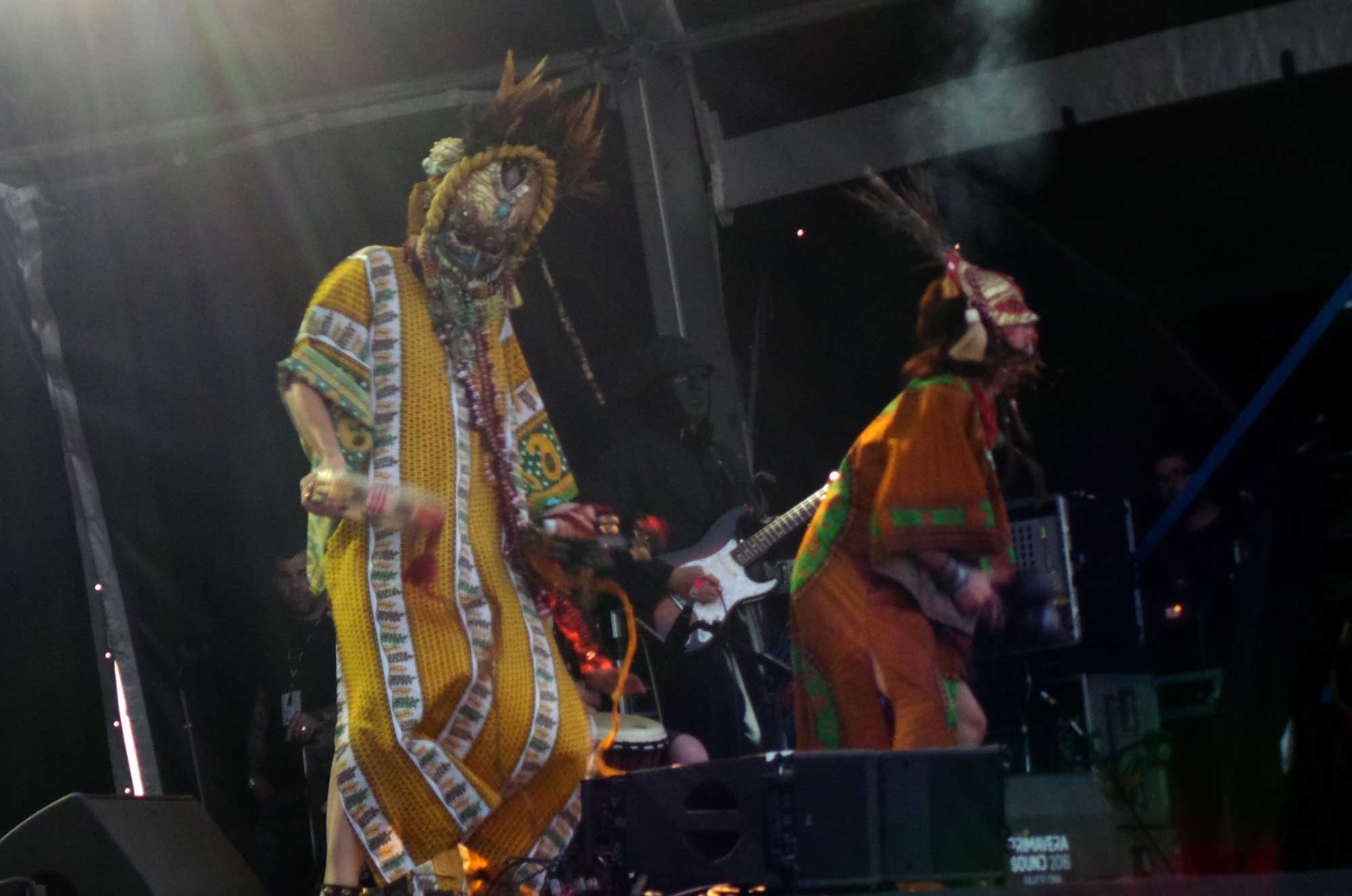 Goat performing in the Primavera Sound 2016's first day