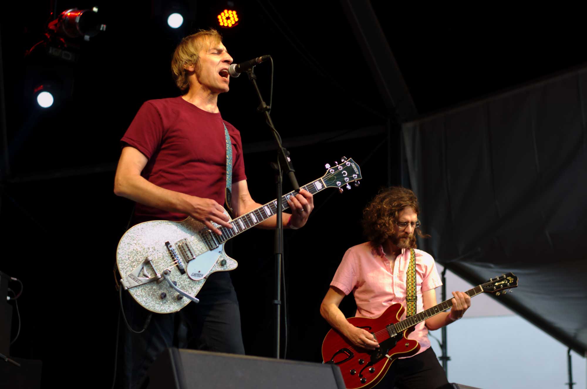 El grup nord-americà Mudhoney actuant al Festival Primavera Sound 2016 a la plaça Joan Coromines