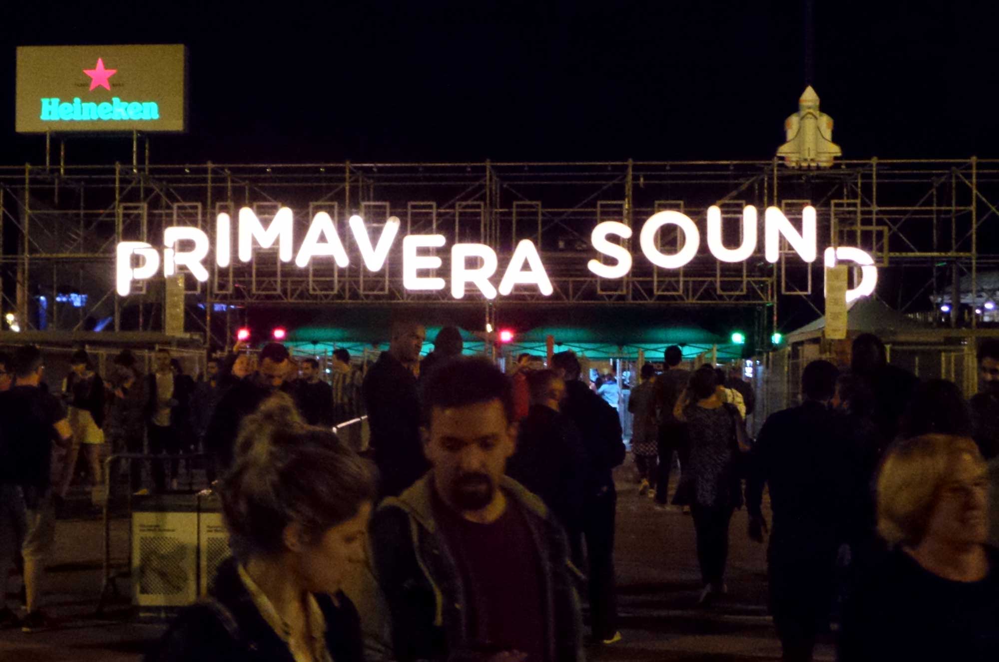 Atmosphere during the opening of Primavera Sound 2016 Festival