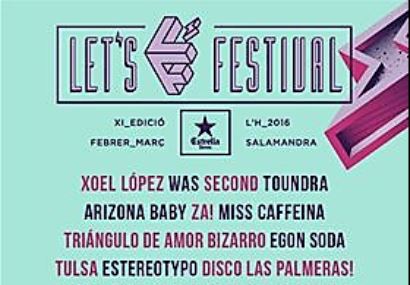 Let’s Festival 2016: Triángulo del Amor Bizarro, WAS, Mujeres, Miss Cafeina...